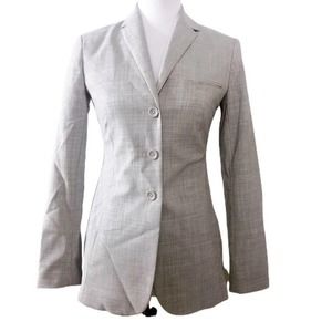 EUC Body by Victoria Womens 0 Grey Blazer Thre…